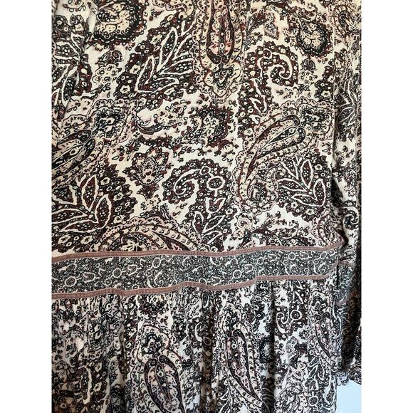 American Eagle Women's Top Lg Flowy Beachy Romantic Boho Festival Peasant Hippie - Picture 6 of 14